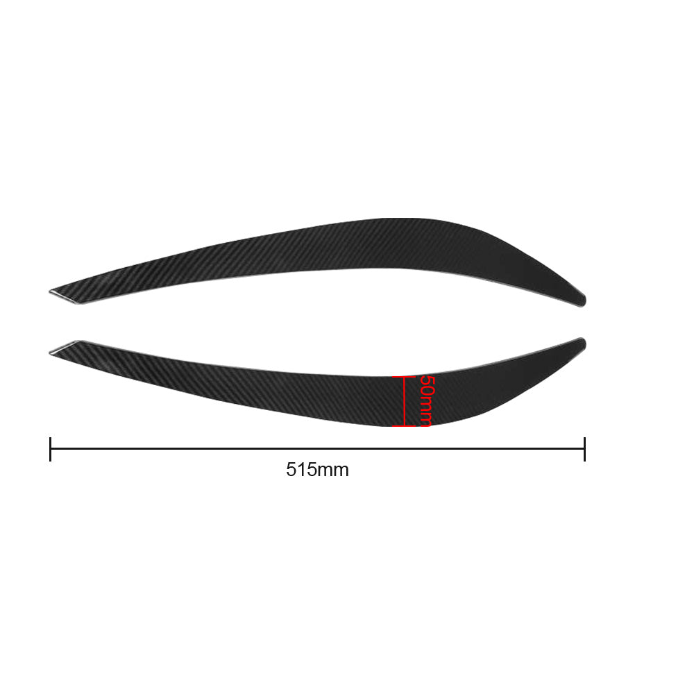 Carbon Fiber Style Headlight Eyebrow Trims Covers for Holden Commodore VF SS SSV-4