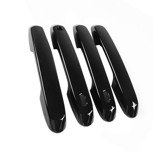Door Handle & Rearview Mirror Cover Suitable For Prado LC250 2024 Glossy Black-1