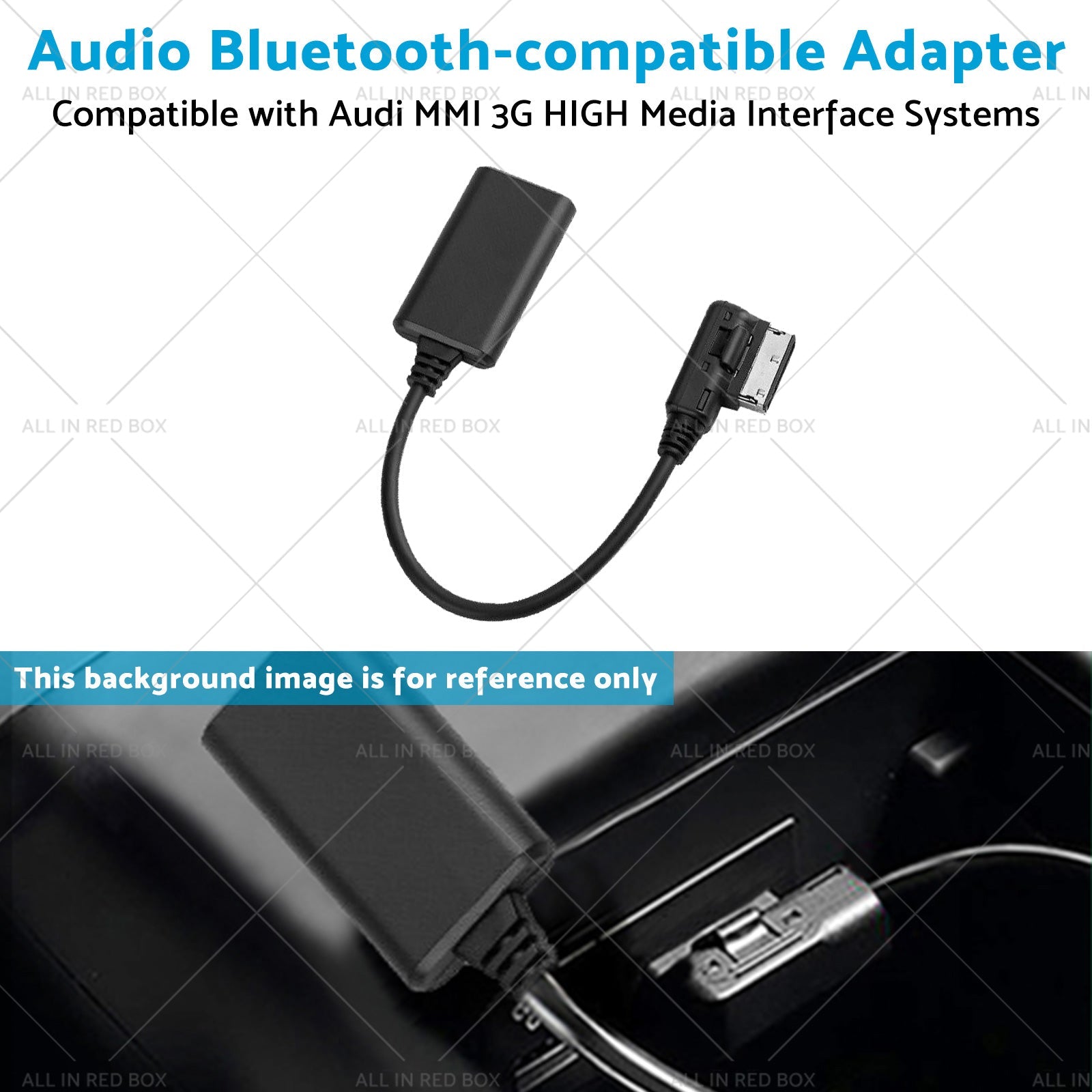 For Audi VW AUX Audio Cable Adapter AMI MDI MMI 3G System Bluetooth-compatible-4