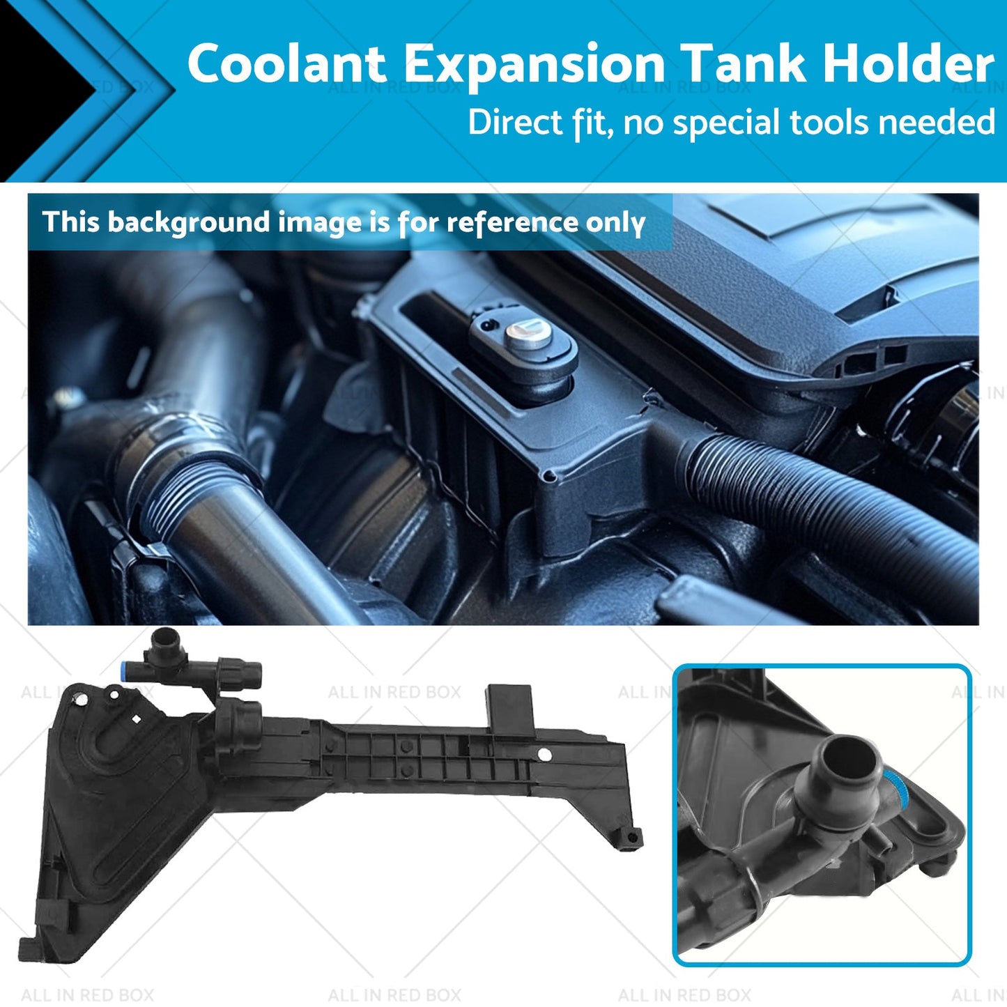 Coolant Expansion Tank Holder Suitable For BMW E46 98-07 Z4 03-09 17111436250-0