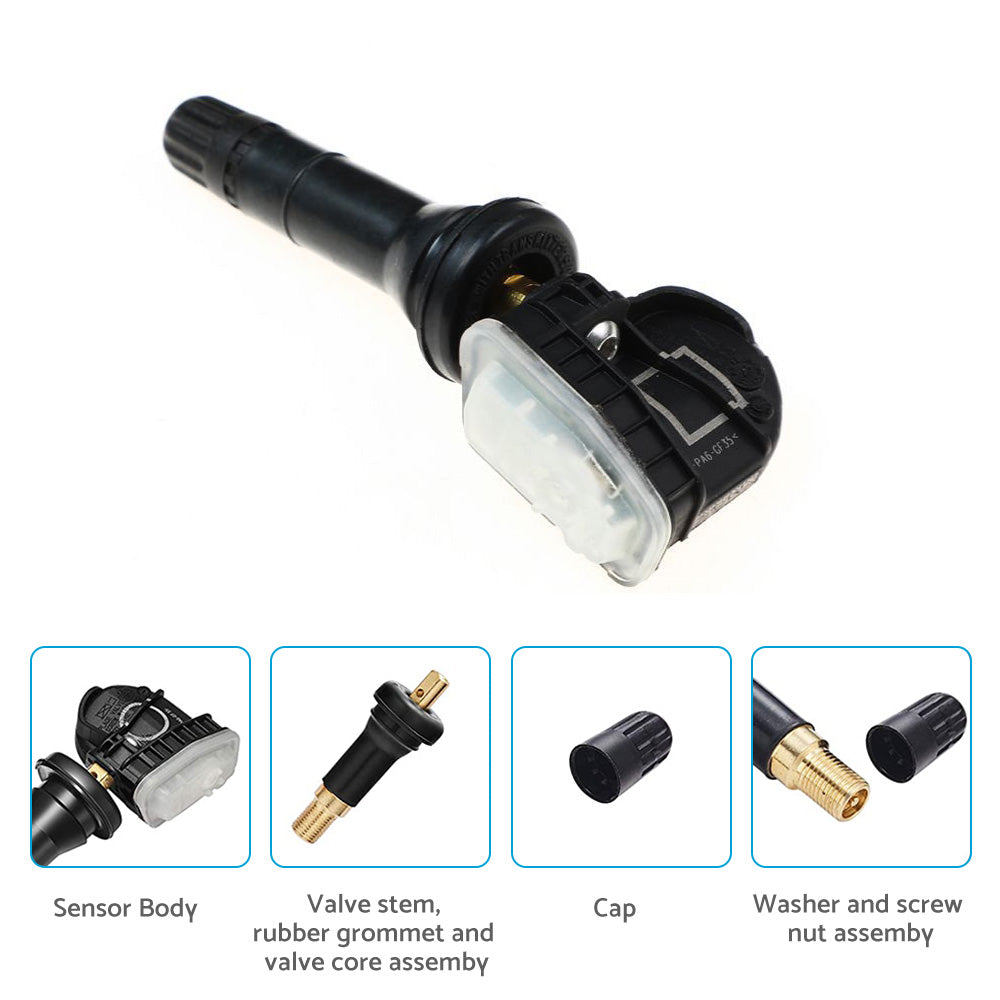 4x Tire Pressure Sensor Suitable For Ford Ranger Focus Fiesta Ecosport EV6T-1A180-DC-2