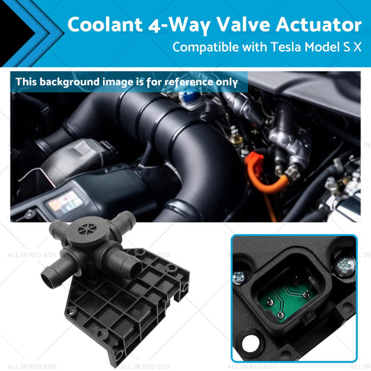 Coolant 4-Way Valve Actuator Suitable for 2012-2017 Tesla Model S X 6007370-00-B-0