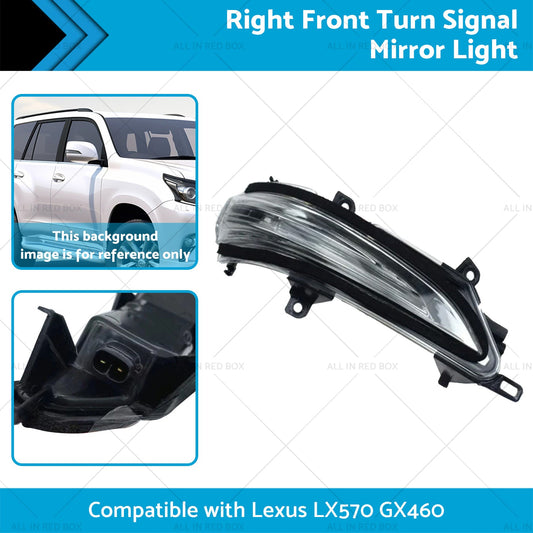 Right Front Turn Signal Mirror Light Suitable for Lexus 13-20 GX460 LX570-1