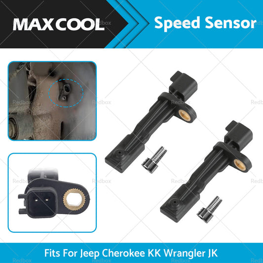 2x Rear ABS Speed Sensor 52125003AB Fits For Jeep Cherokee KK Wrangler JK 2. 8L-1