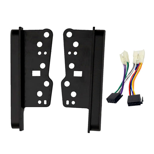 Car Stereo Double Din Dash Facia Fascia Kit With ISO Wiring Harness Suitable For Toyota-0