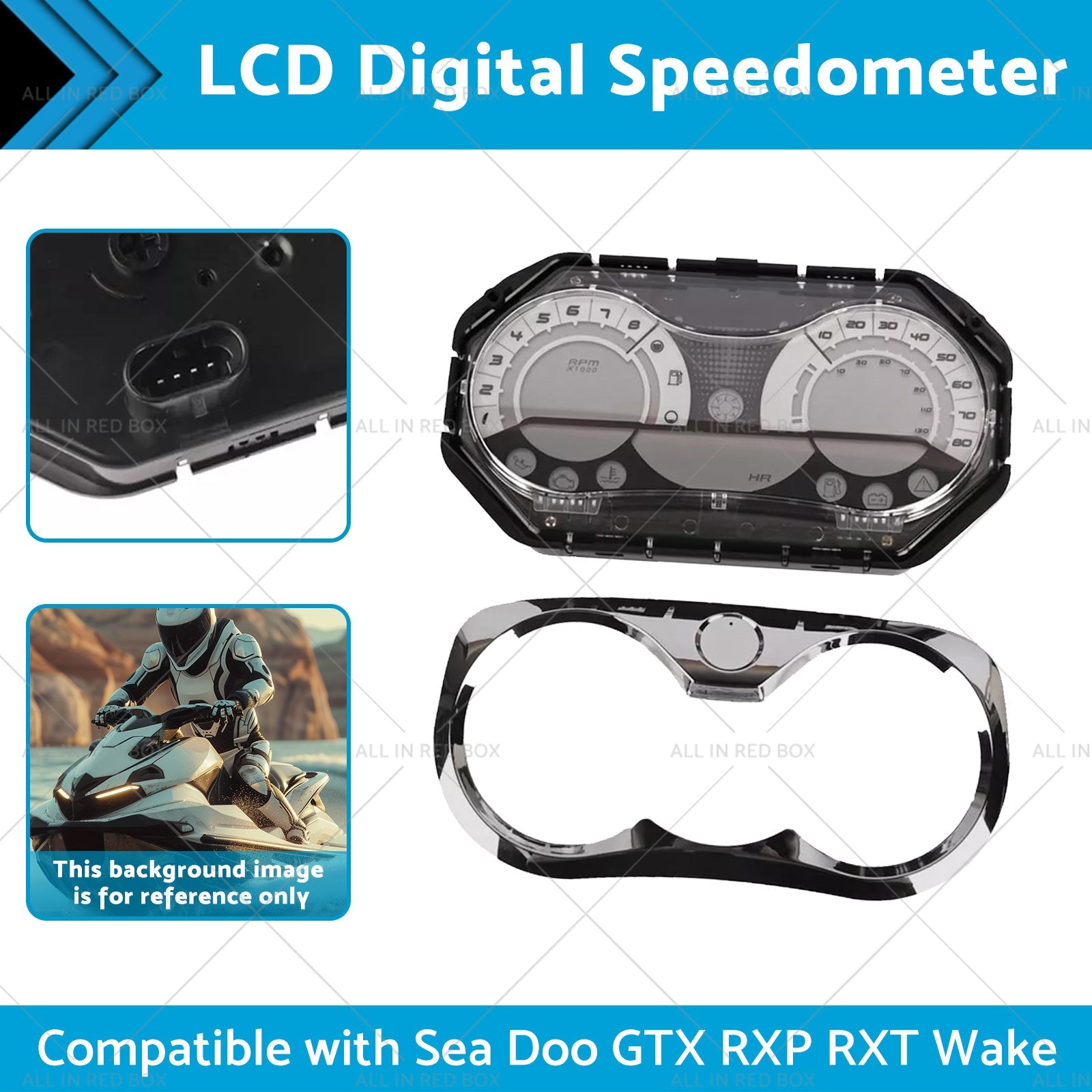 278002270 LCD Digital Speedometer Suitable for Sea Doo GTX RXP RXT Wake 06-11-1