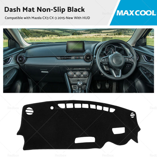Non-Slip Dash Mat Suitable For Mazda CX3 CX-3 2015-New With HUD Dashboard Cover-0