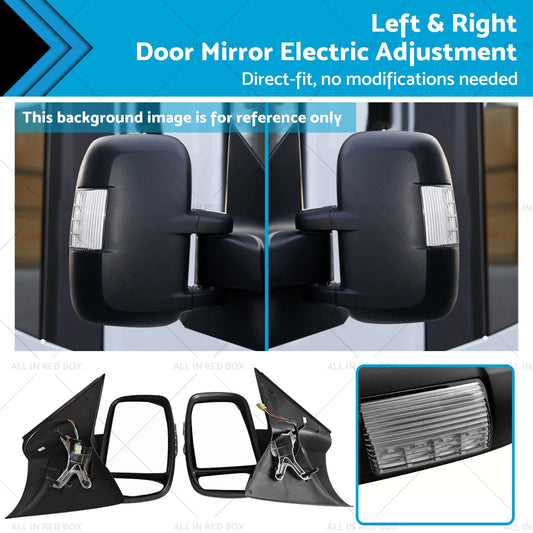 Left+ Right Side Door Mirror Electric Adjustment Suitable For LDV V80 13 on-0