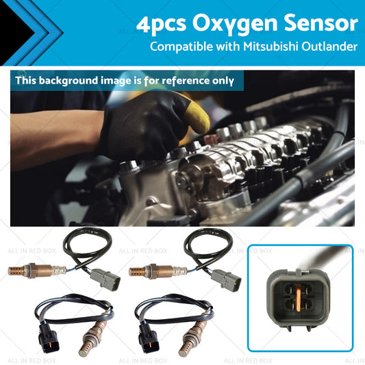 4x New Oxygen Sensor O2 Suitable For Mitsubishi Outlander ZF 2. 4L 4G69-0