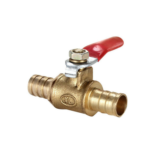 In-Line Fuel Tap Brass 8mm 5/16" Suitable For Motorcycle / Tractor / Quad / Lawn Mower Pump-0