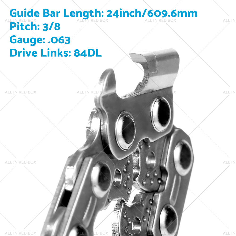 24 inch  3 or 8. 063 84DL Carbide Chainsaw Chain Suitable for BAUMR-AG SX82 Husqvarna-4