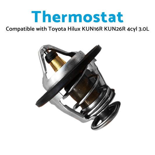 Thermostat Suitable for 2005-2015 Hilux KUN16R KUN26R 4cyl 3. 0L 1KD-FTV Diesel-0