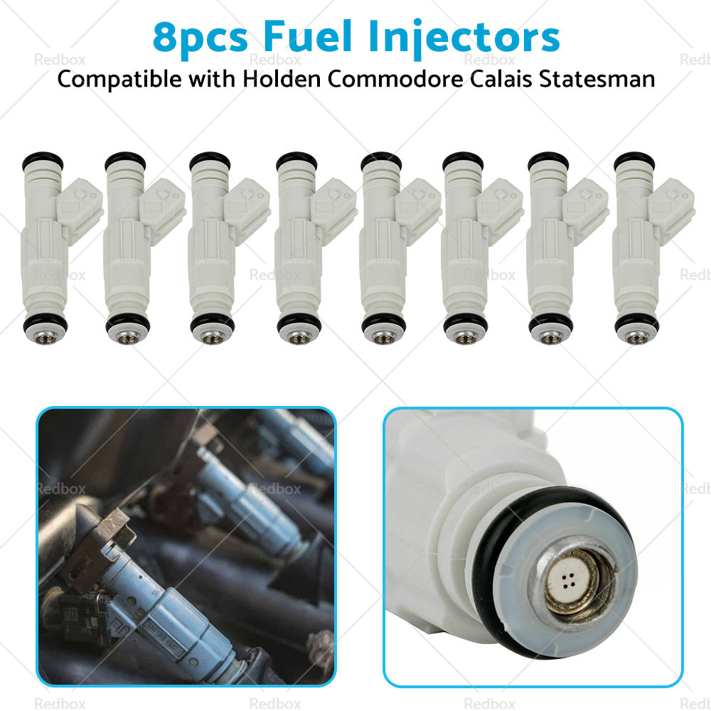 8x Fuel Injector Suitable For Holden Commodore VS VT VX VY 3. 8L V6 Calais 95-04-3