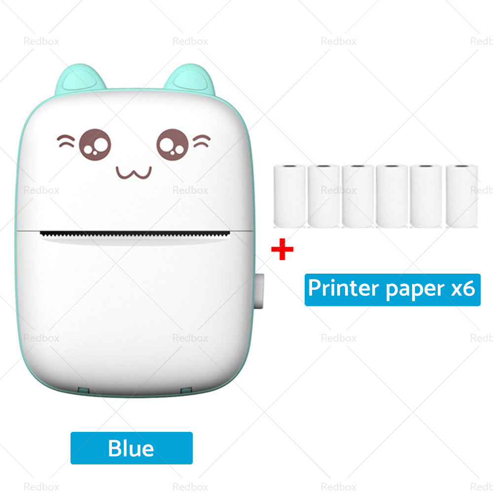 Pocket Thermal Printer Mini Blue-tooth Mobile Phone Label Photo Printing Machine-5
