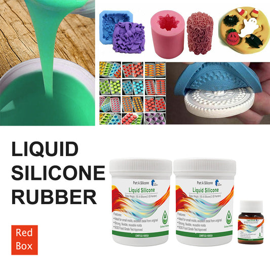 SH25 Liquid Silicone Rubber Mould Making Kit 100 3 Mix - 1Kg 2Kg 5Kg 10Kg Green-0