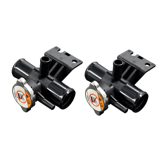 2x Radiator Coolant Filler Neck With Cap Suitable For Mitsubishi Lancer / Outlander Sport-0