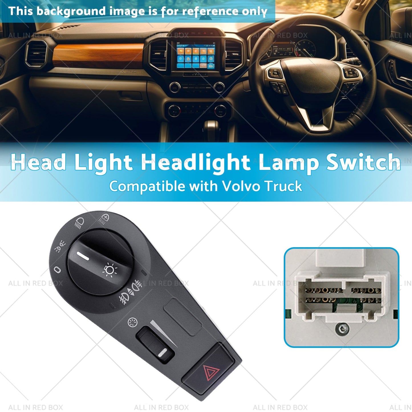 Head Light Headlight Lamp Switch Suitable for Front Volvo Truck FH12 FM VNL-2