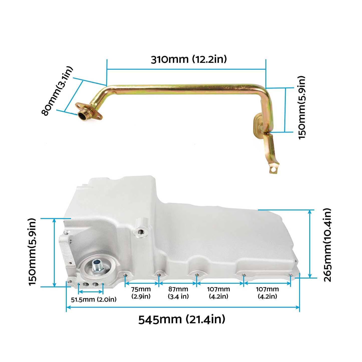 Swap Retrofit Oil Pan Kit Suitable For GM LS1 / LS6 / LS2 / LS3 302-1 1955-1987-1