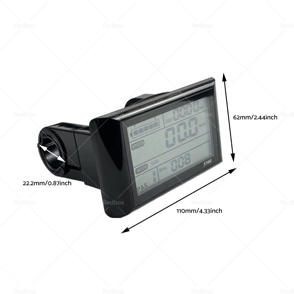 Ebike S900 LCD Displays Control Electric Bicycle Speed Meter Speedometer-4