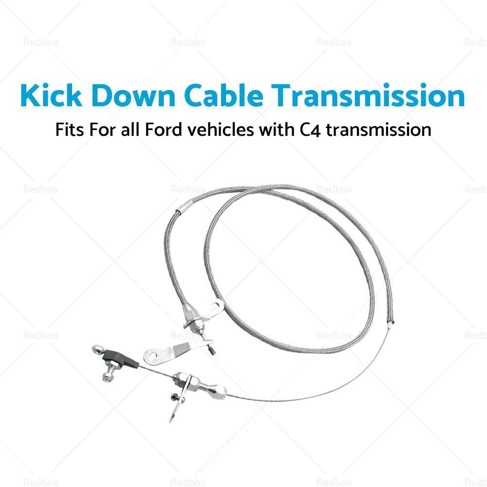 Stainless Kick Down Cable Transmission Kickdown Trans C-4 Deten Fits For Ford C4-3