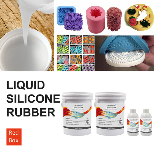 SH25 Liquid Silicone Mold Rubber Mould Making Kit 100:3 Mix - 5Kg 10Kg White-1