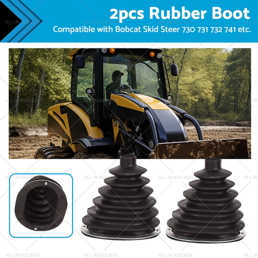 2x Rubber Steering Arm Boots for Bobcat 553 630 631 632 641 642 643 645 653 730-0