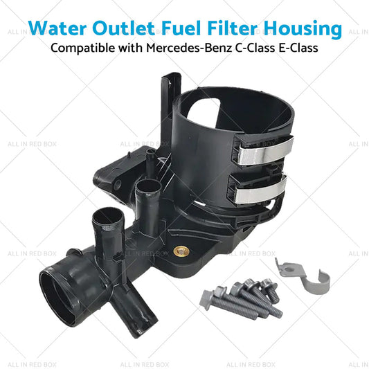 Water Outlet Fuel Filter Housing Suitable For Mercedes-Benz E C Class 6512006000-1
