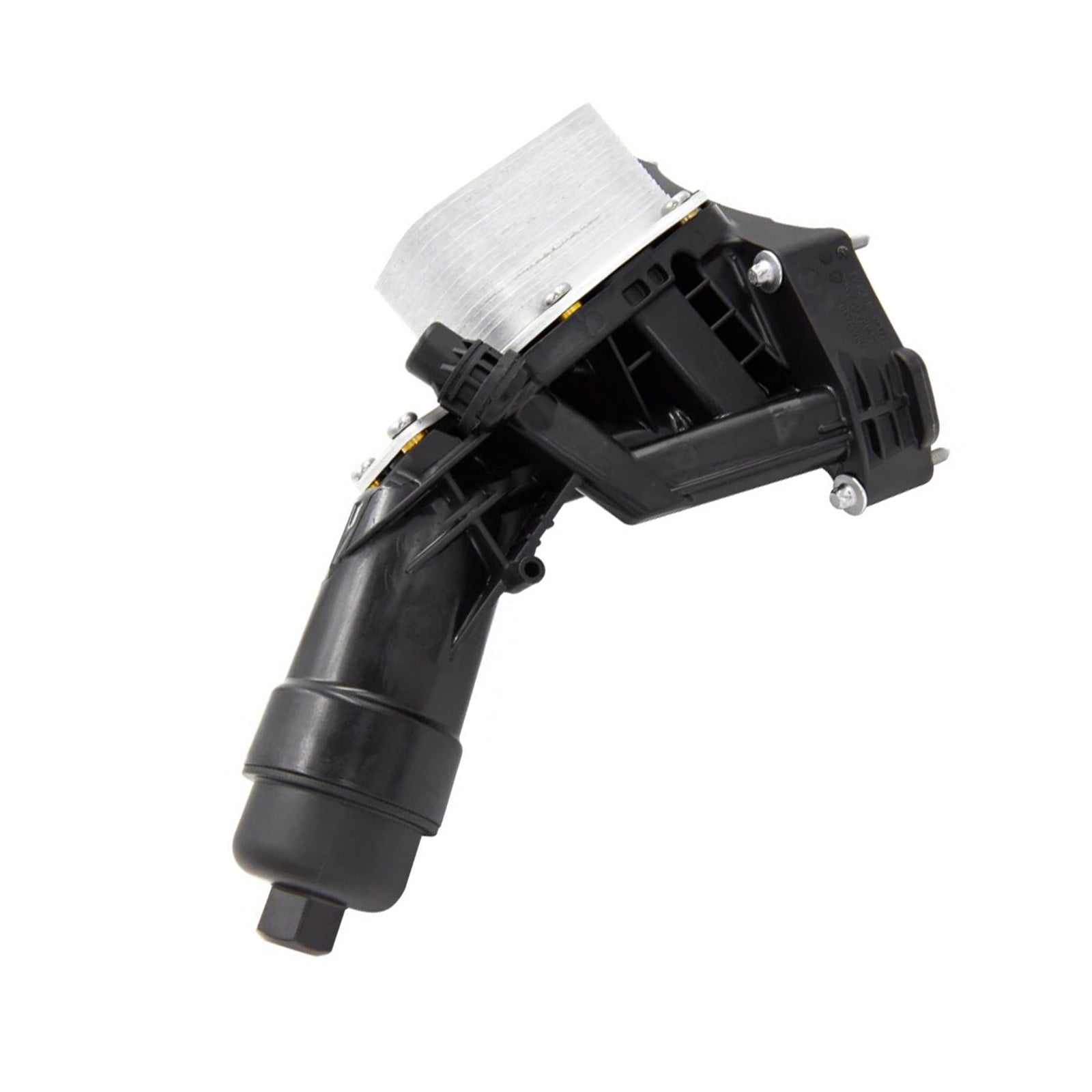 Black Engine Oil Cooler Filter Housing Suitable For BMW F20 / F22 / F30 / G30 / G32-3
