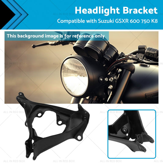 Front Headlight Bracket Suitable for Suzuki GSXR 600 750 K8 2008-2009 - Aluminum-0