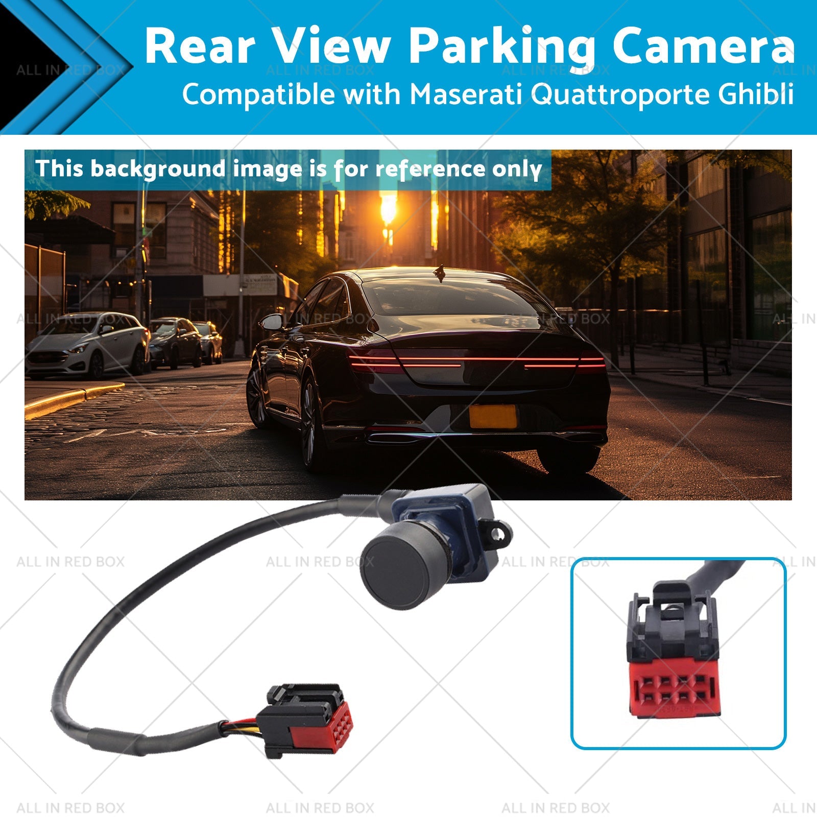 Rear View Parking Camera Suitable for Ghibli 14-16 Maserati Quattroporte 13-16-0