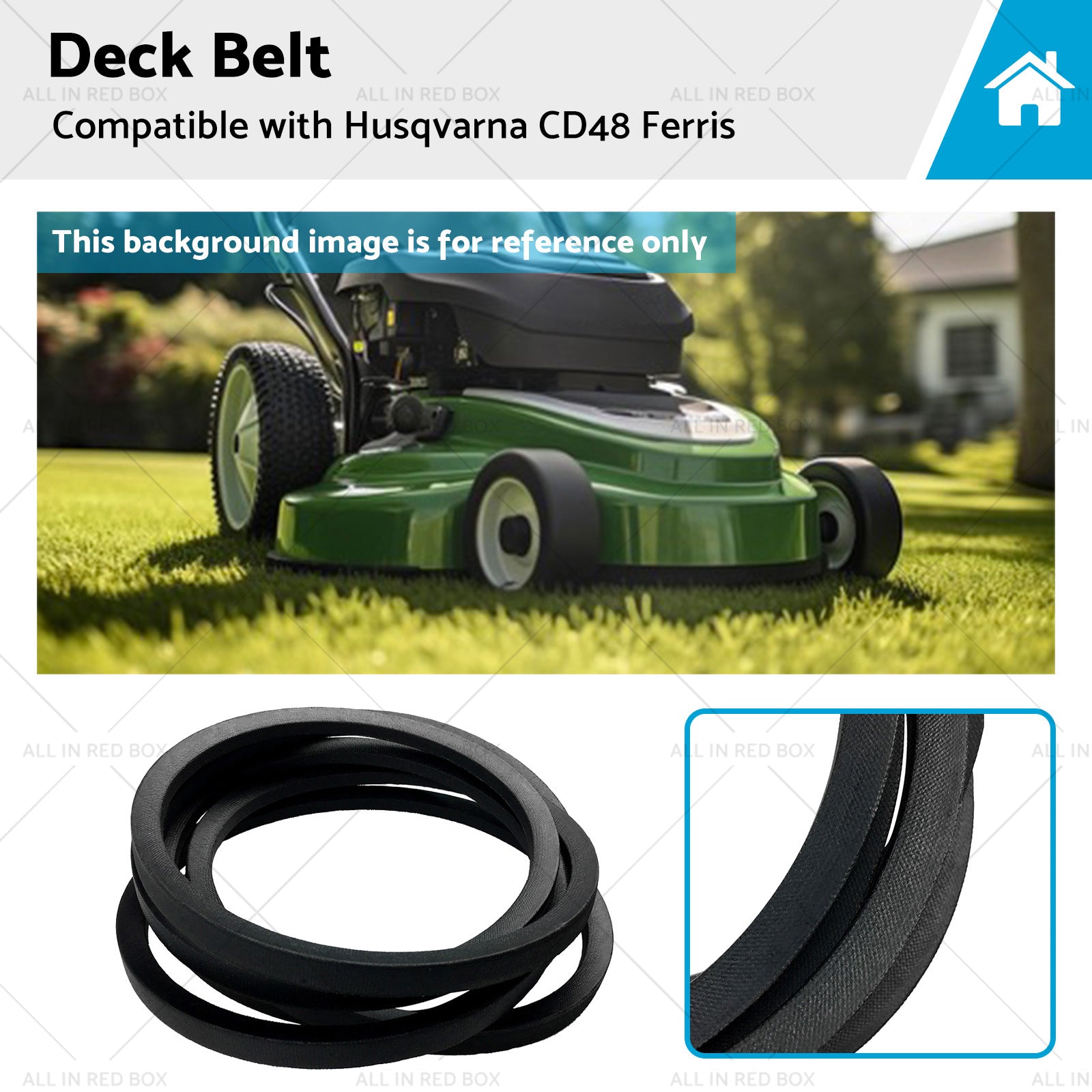 539104335 522795901 Deck Belt Suitable for Husqvarna Ferris 104335 522795901-0