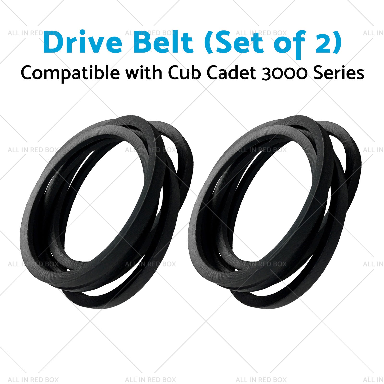 2x Belt Suitable for Cub Cadet 3000 series 7543084 7543084-A 754-3084 754-3084-A-4