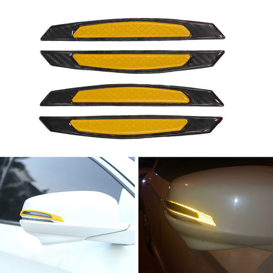 Reflective Carbon Fiber Car Door Edge Guard Bump Protector Sticker Universal-0