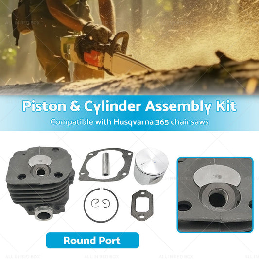 Suitable for Husqvarna 365 Chainsaw 48mm Piston  and  Cylinder Assembly Kit-1