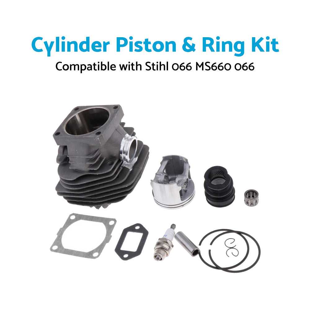 Suitable For Stihl 066 MS660 066 Chainsaw Parts 56mm Cylinder Piston  and  Ring Kit-2