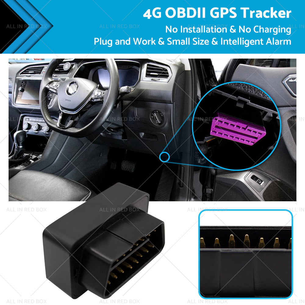 4G OBDII GPS Tracker Live Realtime Vehicle 3G Car OBD2 Tracking Device Locator-0