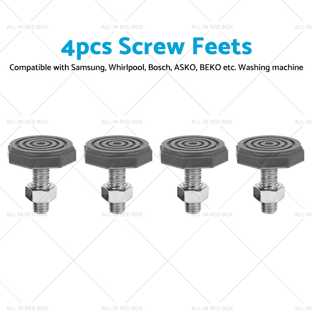 4 Universal Front Loader Washing Machine Screw Feet Leg M10 Suitable for Samsung-4