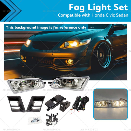 Fog Light Set Spot Driving Lamp Suitable For Honda Civic Sedan FD 2006~2008-0