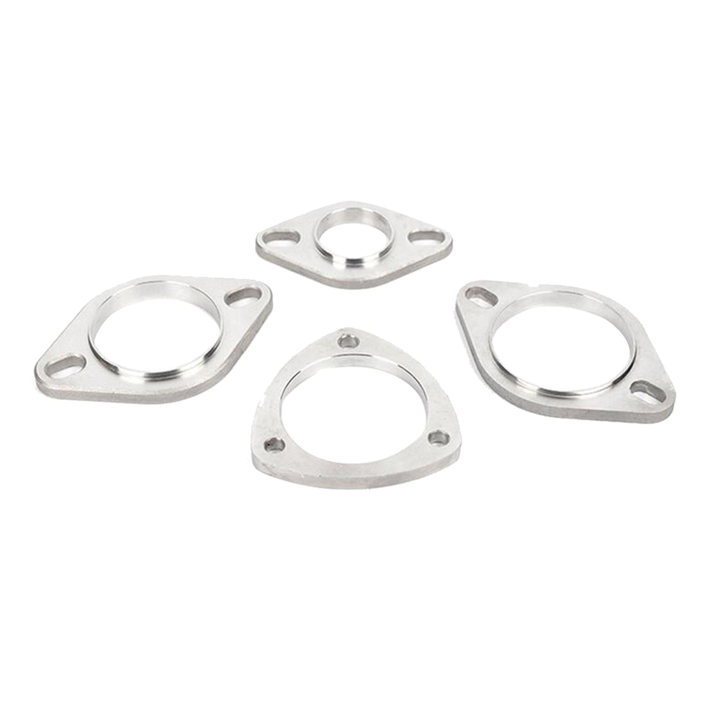 Universal Exhaust Flange Plate Set 304 Stainless Steel 2.5" 63mm 3 Bolt Gasket-3
