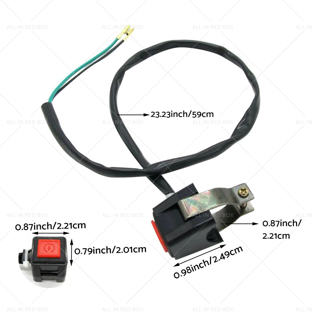 Stop Button Kill Switch Suitable For Yamaha YZ125 YZ250 YZ450F TTR WR 450 125-1