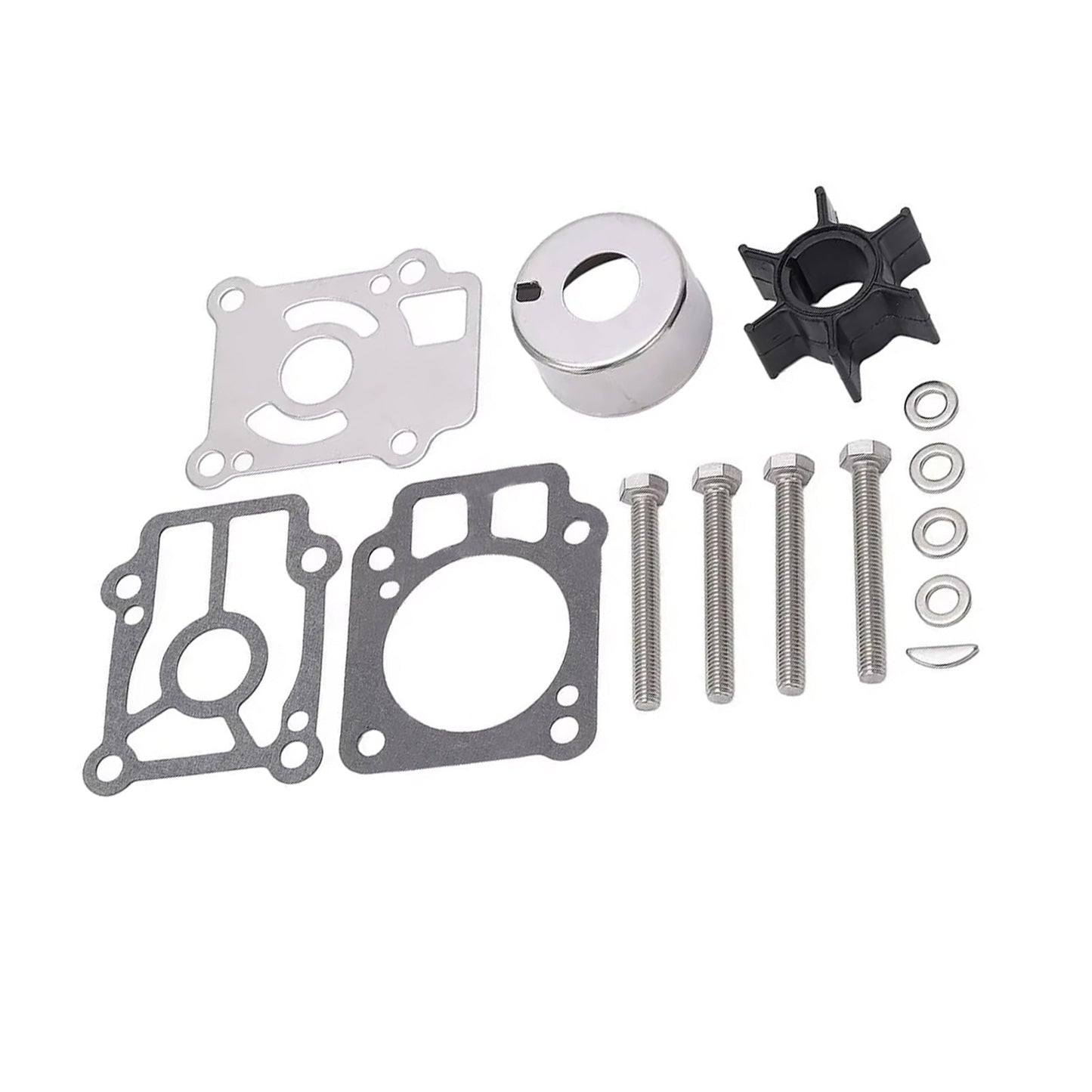 Water Pump Impeller Kit Suitable for Mercury Mariner Outboard 25 30 HP 853792A1-4