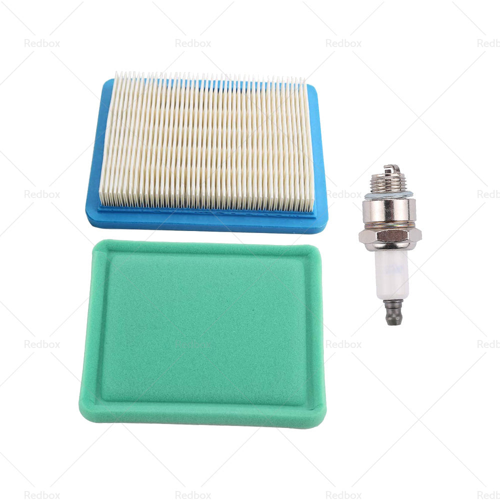 Air Filter  and  Spark Plug Suitable For Briggs and Stratton Quantum Motors 121700-2