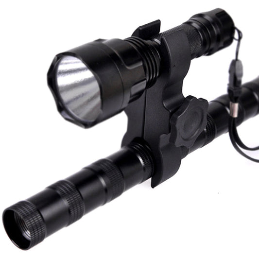 1PC Illumitation Variable Clamp Scope Mount Gun Barrel Clip Torch 25-35mm-1