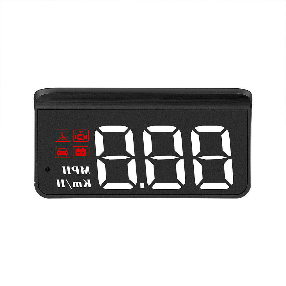 Universal Car Head Up Display GPS Speedometer Digital Speed Warning OBD2-0