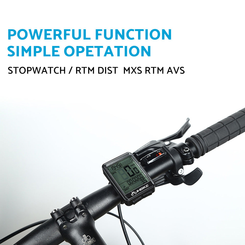 Wireless Mountain Bike Computer LCD Speedometer Odometer Suitable For Bicycle Waterproof-2