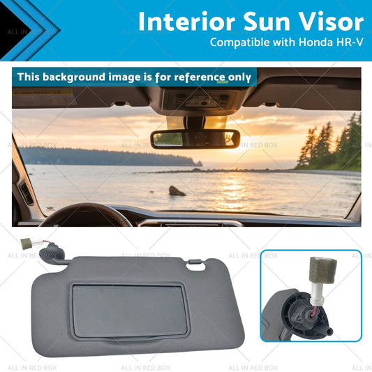 Driver Side Interior Sun Visor Suitable for 2016-2022 83280-T7W-A12ZA Honda HR-V-0