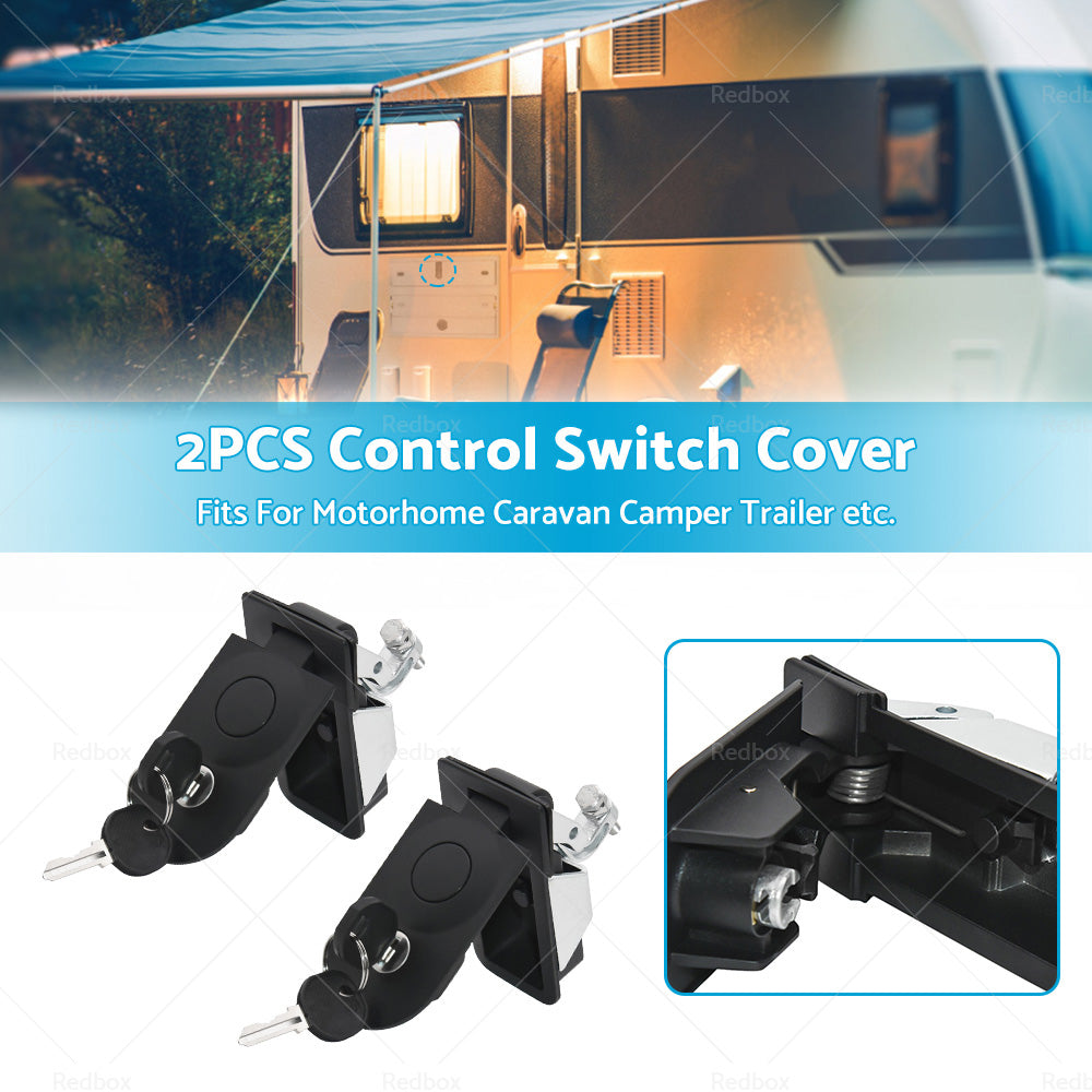2PCS Compression Lock Latch Rounded End Tool Box For Caravan Camper Trailer-2