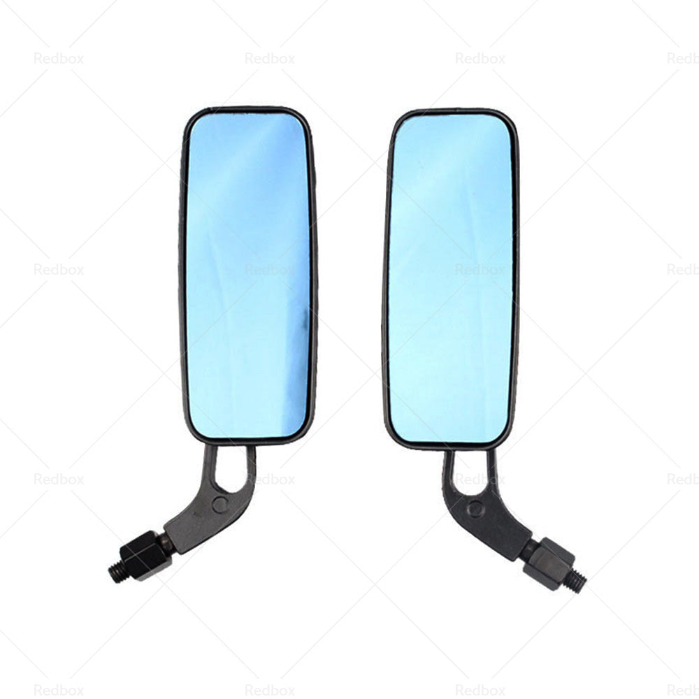 2x 8 10mm Motorcycle Mirrors Suitable For Chopper Cruiser Bobber Cafe Racer-4