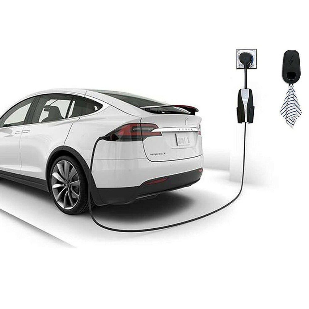 Mobile Connector Cable Holder Car Charging Cable Organizer Suitable For Tesla Model 3 / X / S-2
