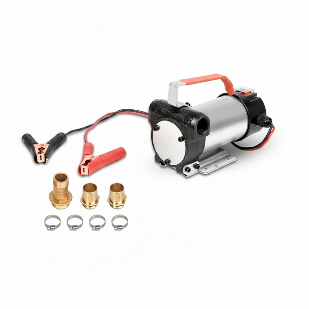 12V Diesel Transfer Pump Extractor Oil Fuel Electric Bowser Auto Display-1
